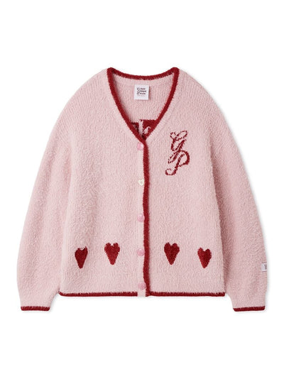 [HOLIDAY] Glittering Feather Cardigan gelato pique