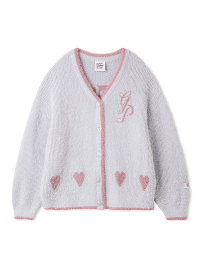 [HOLIDAY] Glittering Feather Cardigan gelato pique