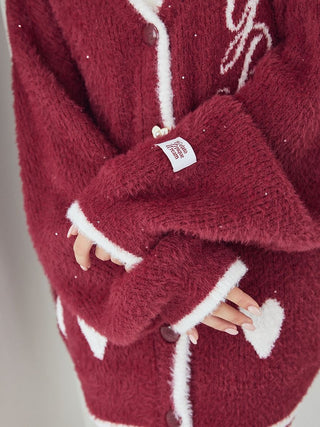 [HOLIDAY] Glittering Feather Cardigan