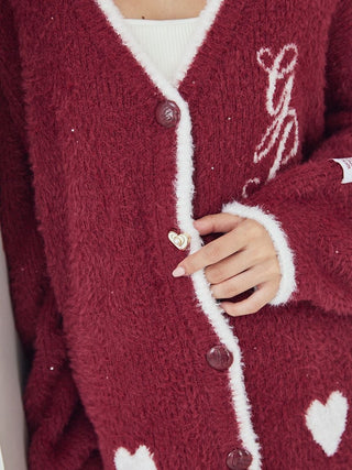 [HOLIDAY] Glittering Feather Cardigan