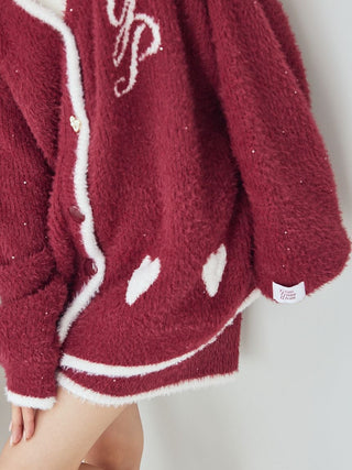 [HOLIDAY] Glittering Feather Cardigan