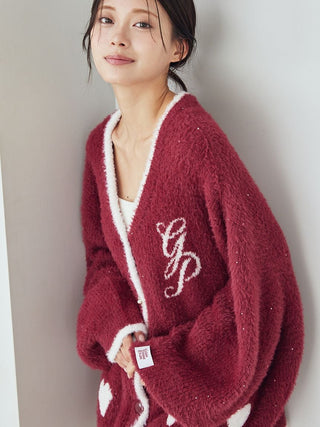 [HOLIDAY] Glittering Feather Cardigan