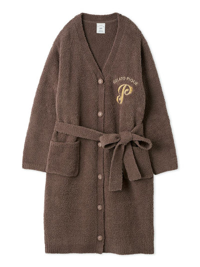 Powder Emblem Motif Cardigan gelato pique