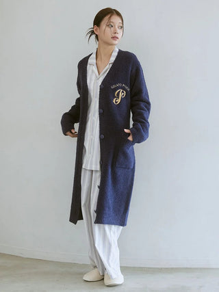 Powder Emblem Motif Cardigan
