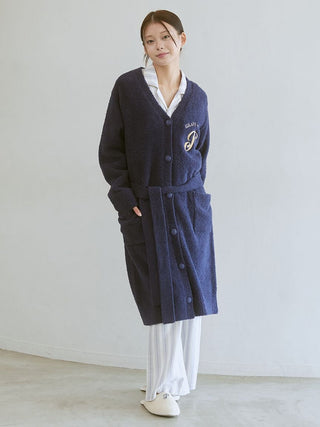 Powder Emblem Motif Cardigan