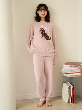 Baby Moco Dachshund / Schnauzer Jacquard Pullover & Pants Set