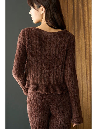 Feather Patterned Cardigan