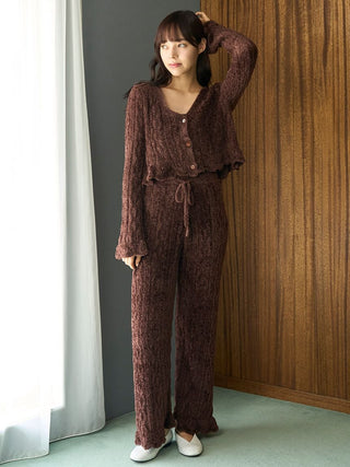 Feather Patterned Cardigan