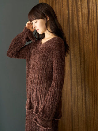 Feather Patterned Pullover