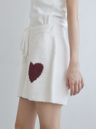 Heart Jacquard Pullover & Shorts Set