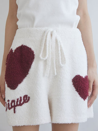 Heart Jacquard Pullover & Shorts Set