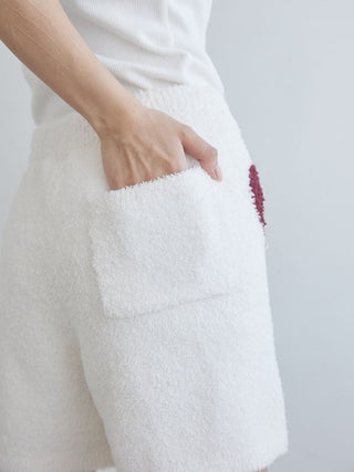 Heart Jacquard Pullover & Shorts Set