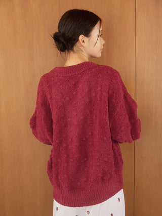 Patterned Knit Cardigan