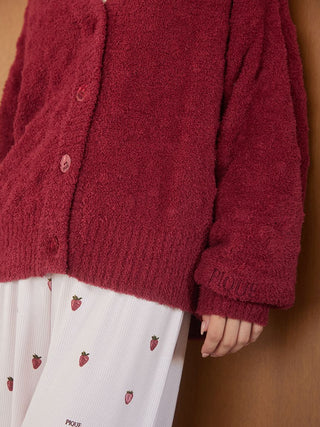 Patterned Knit Cardigan