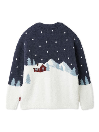 [HOLIDAY] Skiing Bear Jacquard Pullover