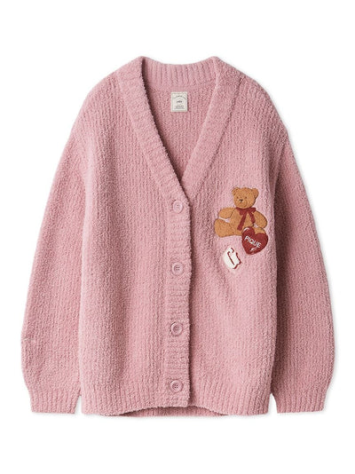Baby Moco Teddy Bear Sagara Cardigan gelato pique