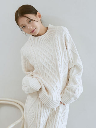 Souffle Aran Pullover