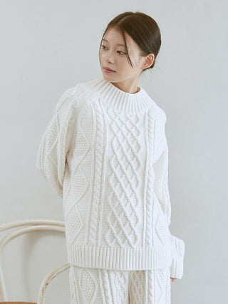 Souffle Aran Pullover