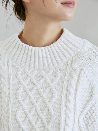Souffle Aran Pullover