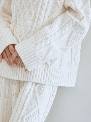 Souffle Aran Pullover