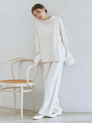 Souffle Aran Pullover