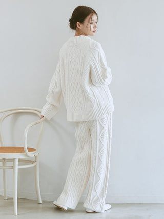 Souffle Aran Pullover