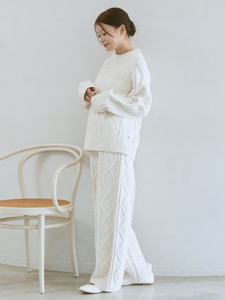 Souffle Aran Pullover
