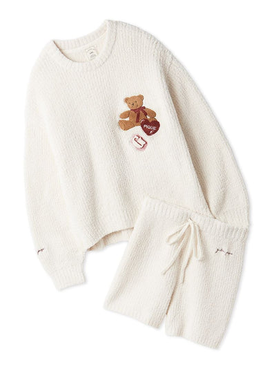 Baby Moco Teddy Bear Sagara Pullover & Shorts Set gelato pique