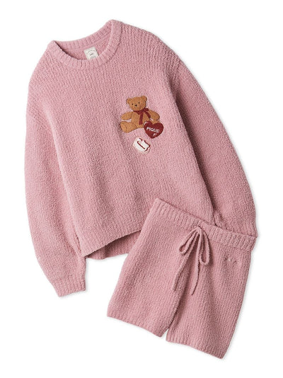 Baby Moco Teddy Bear Sagara Pullover & Shorts Set gelato pique