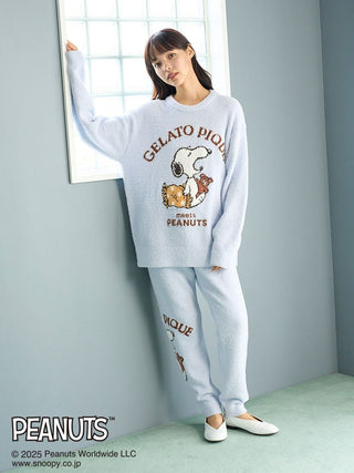 [PEANUTS] Original Art Jacquard Pullover & Pants Set