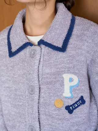 Baby Moco Dachshund Jacquard Cardigan