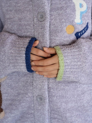 Baby Moco Dachshund Jacquard Cardigan