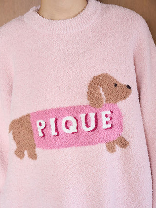 Baby Moco Dachshund Jacquard Pullover