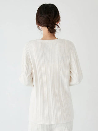 Thermal Smoothie Random Rib Pullover