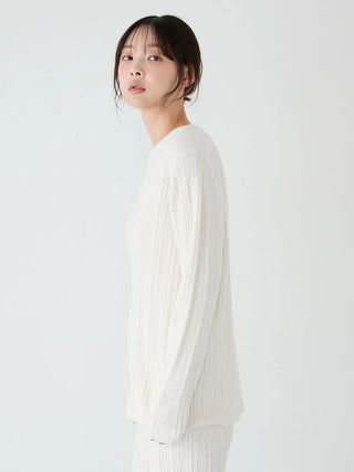 Thermal Smoothie Random Rib Pullover