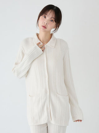Thermal Smoothie Random Rib Cardigan