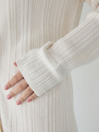Thermal Smoothie Random Rib Cardigan