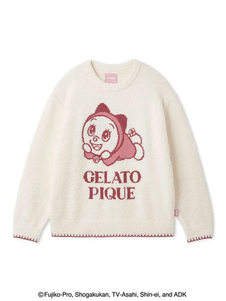 [Doraemon] Women’s Baby Moco Jacquard Pullover
