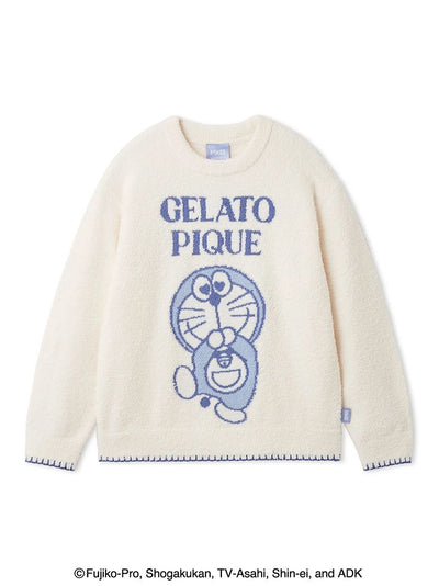 [Doraemon] Women’s Baby Moco Jacquard Pullover gelato pique