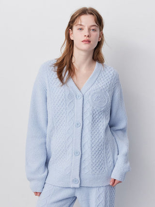 [Valentine] Airy Moco Aran Cardigan