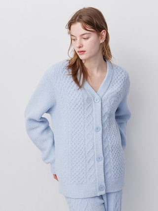 [Valentine] Airy Moco Aran Cardigan