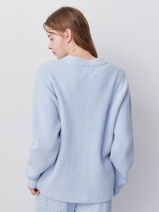[Valentine] Airy Moco Aran Cardigan
