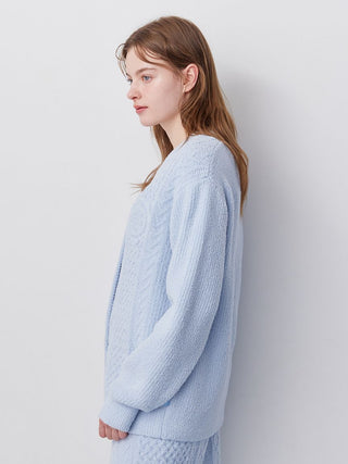 [Valentine] Airy Moco Aran Cardigan