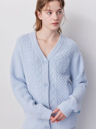 [Valentine] Airy Moco Aran Cardigan