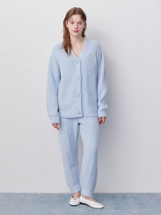 [Valentine] Airy Moco Aran Cardigan