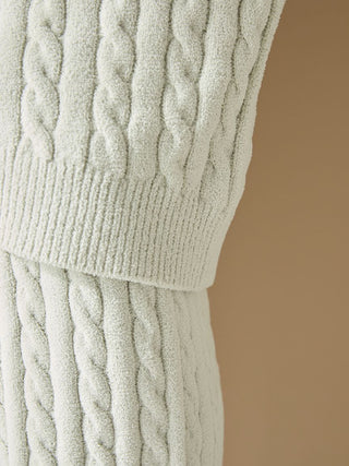 Spring Airy Moco Aran Cardigan