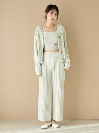 Spring Airy Moco Aran Cardigan