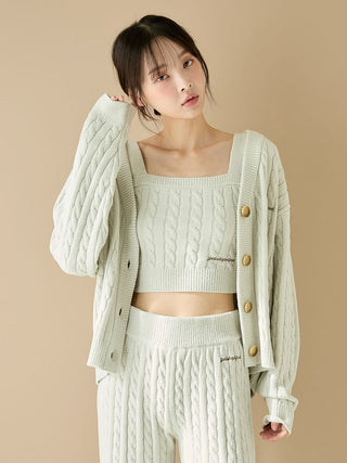 Spring Airy Moco Aran Bustier