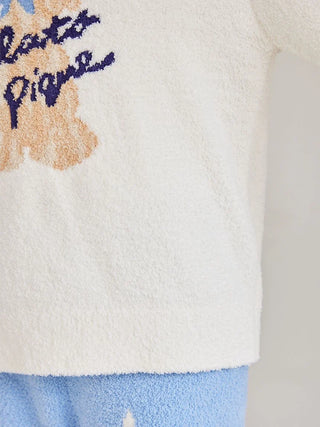 Scarf Dog Jacquard Pullover