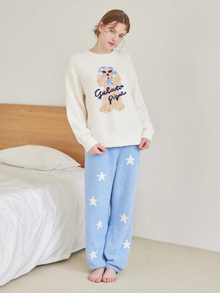 Scarf Dog Jacquard Pullover